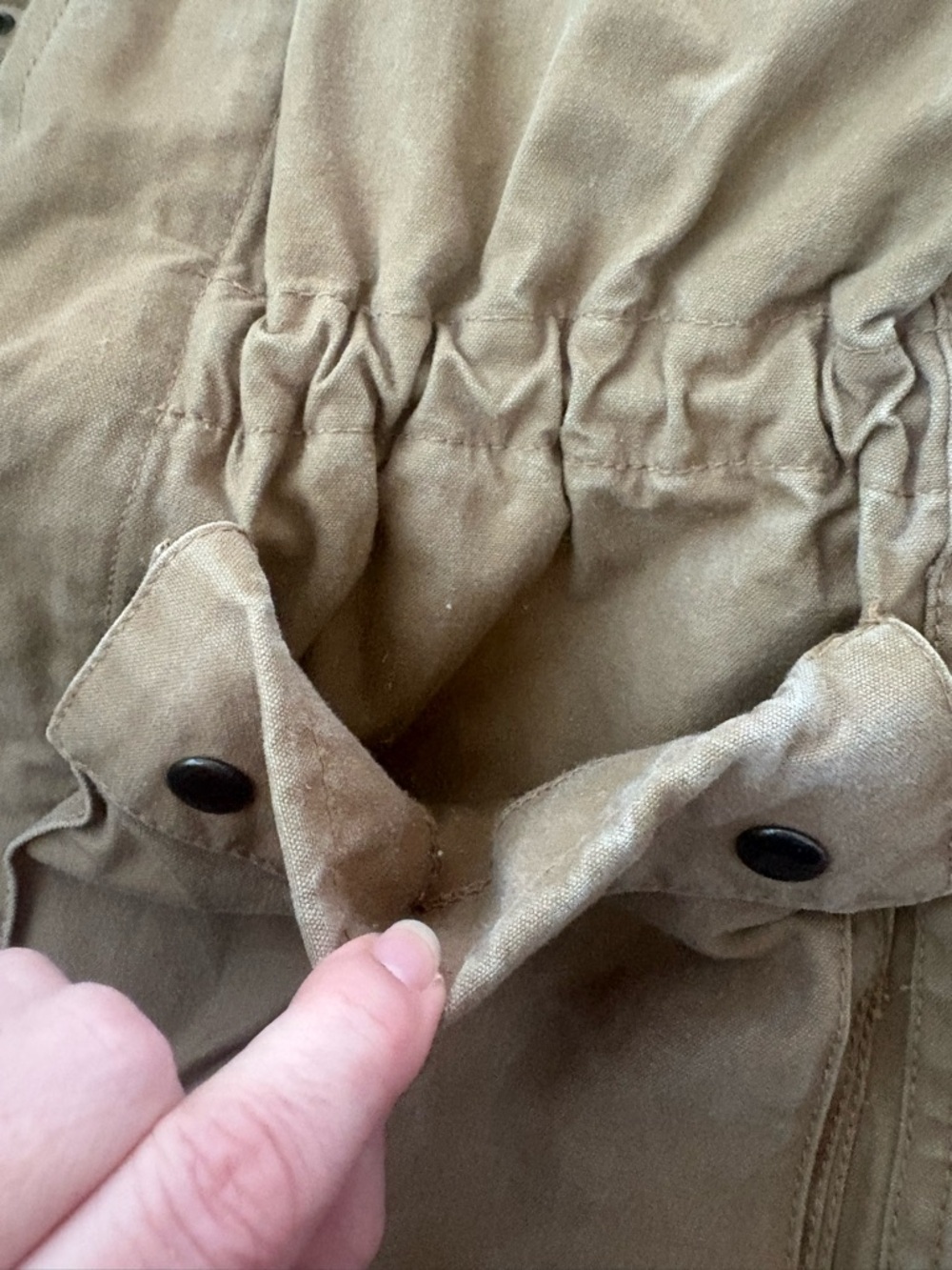 Vintage Banana Republic Safari Bush Jacket XS Italian Canvas Military Field Coat - Picture 12 of 16